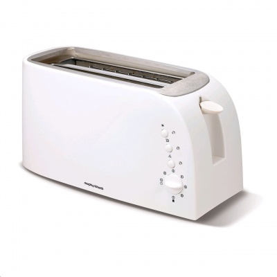 Morphy Richards 980507 White 4 Slice Toaster