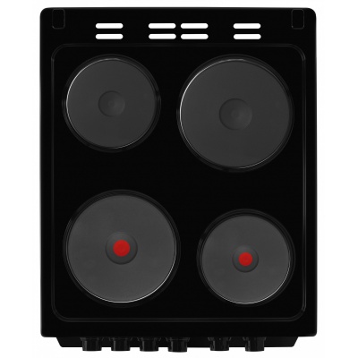 Beko KD533AK 50cm Twin Cavity Electric Cooker in Black