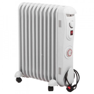 Prem-I-Air 2.5 kW 11 Fin Oil Filled Radiator with 24 Hour Timer