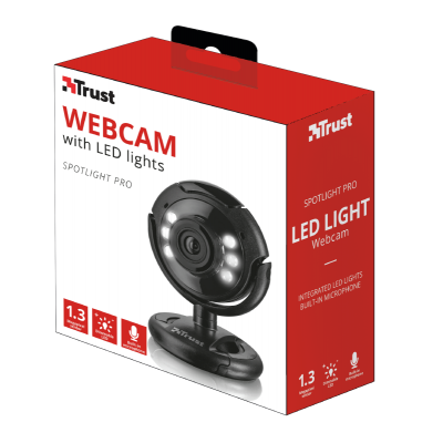 Trust 16428 SpotLight Pro Webcam with LED lights