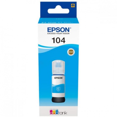 Epson 104 Cyan Ecotank Ink Bottle