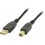 DELTACO Black 2m USB 2.0 Cable Type A- Type B - USB218SK