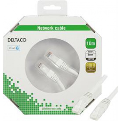 DELTACO 10m U / UTP Cat6 Patch Cable TP610VK