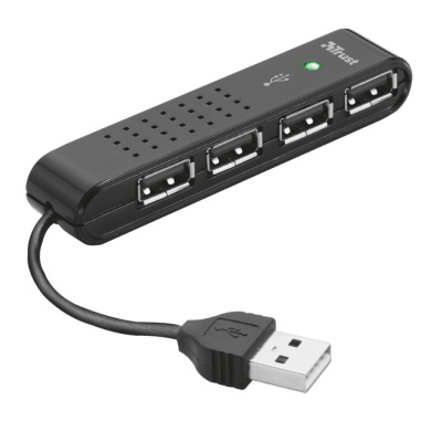 Trust 14591 Vecco Mini 4 Port USB 2.0 Hub