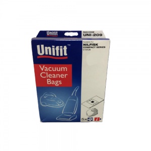 Unifit UNI-209 Nilfisk Replacement Vacuum Bags 