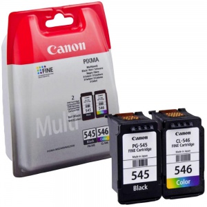 Canon PG545/CL546 Ink Cartridges Dual Pack Black and Colour