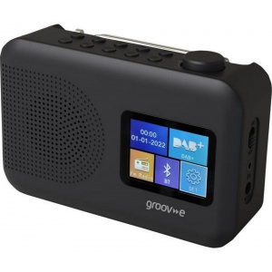 GROOV-E Berlin GVDR06BK Portable DAB FM Bluetooth Radio