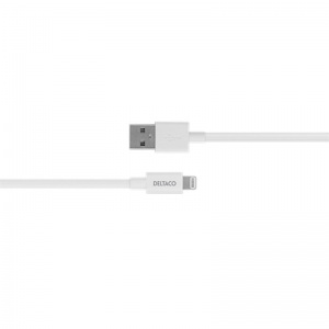 Deltaco IPLH402 2m Apple USB A Lightning Cable 