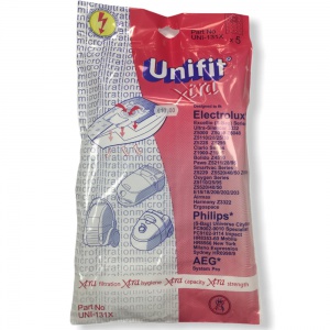 Unifit UNI131X 5 Pack Vacuum Bags  