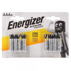 Energizer R03/ AAA Alkaline Power Battery 8 Pack AAA8