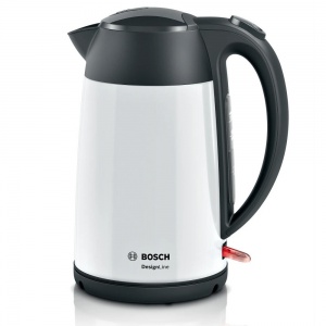 Bosch DesignLine Kettle 1.7L White and Black TWK3P421GB