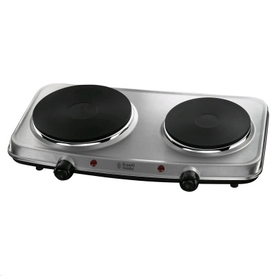 Russell Hobbs 15199 1500W Two Plate Mini Hot Plate Hob