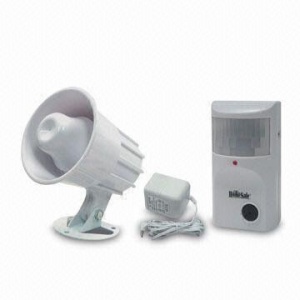 HomeSafe Motion Detector with Alarm & External Siren