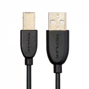 Techlink 103642 USB 2.0 A Plug to USB 2.0 B Plug
