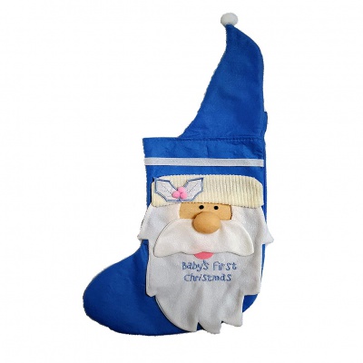 Baby's First Christmas in Blue