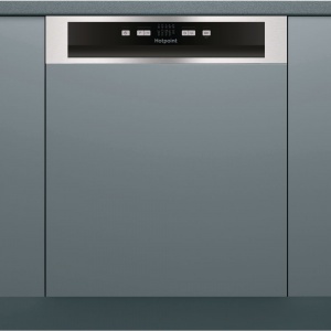 Hotpoint HBC2B19X 60cm Stainless Steel Semi-Integrated Dishwaser