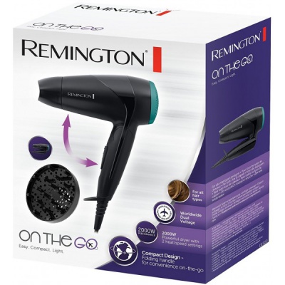 Remington D1500 2000W On the Go Compact Hair Dryer