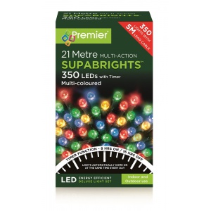 Premier Multi Action Supabright LED Lights Multicoloured