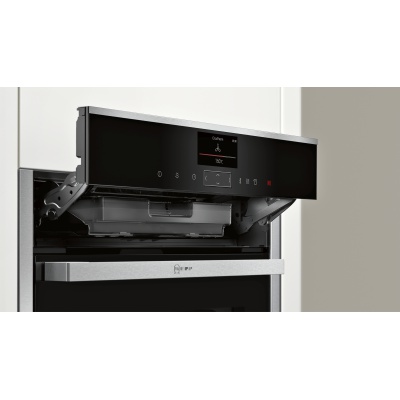 Neff C17FS32H0B N 90 Built-In Compact Oven with Steam Function Stainless Steel
