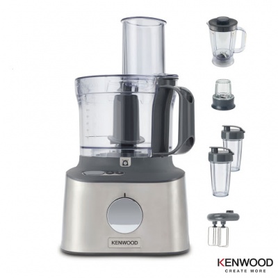 Kenwood FDM312SS Multipro Compact + Food Processor Brushed Stainless Steel