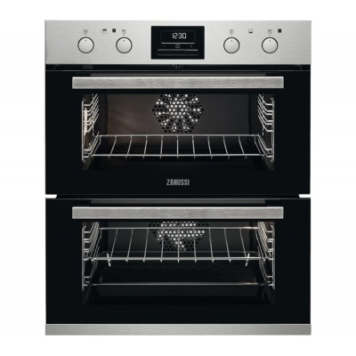 Zanussi ZOF35802XK Electric Built-Under Stainless Steel Double Oven