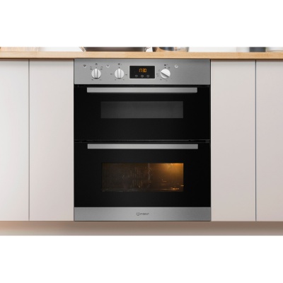 Indesit IDU6340IX Electric Built-under Stainless Steel Double Oven
