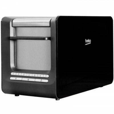 Beko TAM6202B Sense Toaster 870 W Black Aluminium