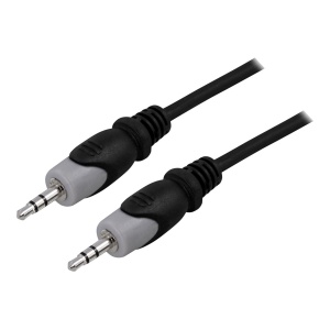 DELTACO MM151K Audio Cable 3m 3.55mm Male - Male Stereo Cable