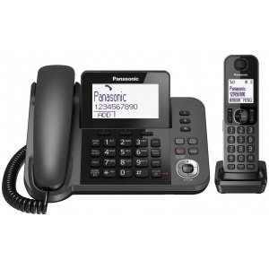 Panasonic KXTGF320 Combo Telephone with Answer Machine Single