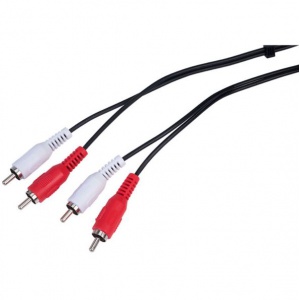 AV Link 112.048 2 RCA Plugs to 2 RCA Plugs Lead
