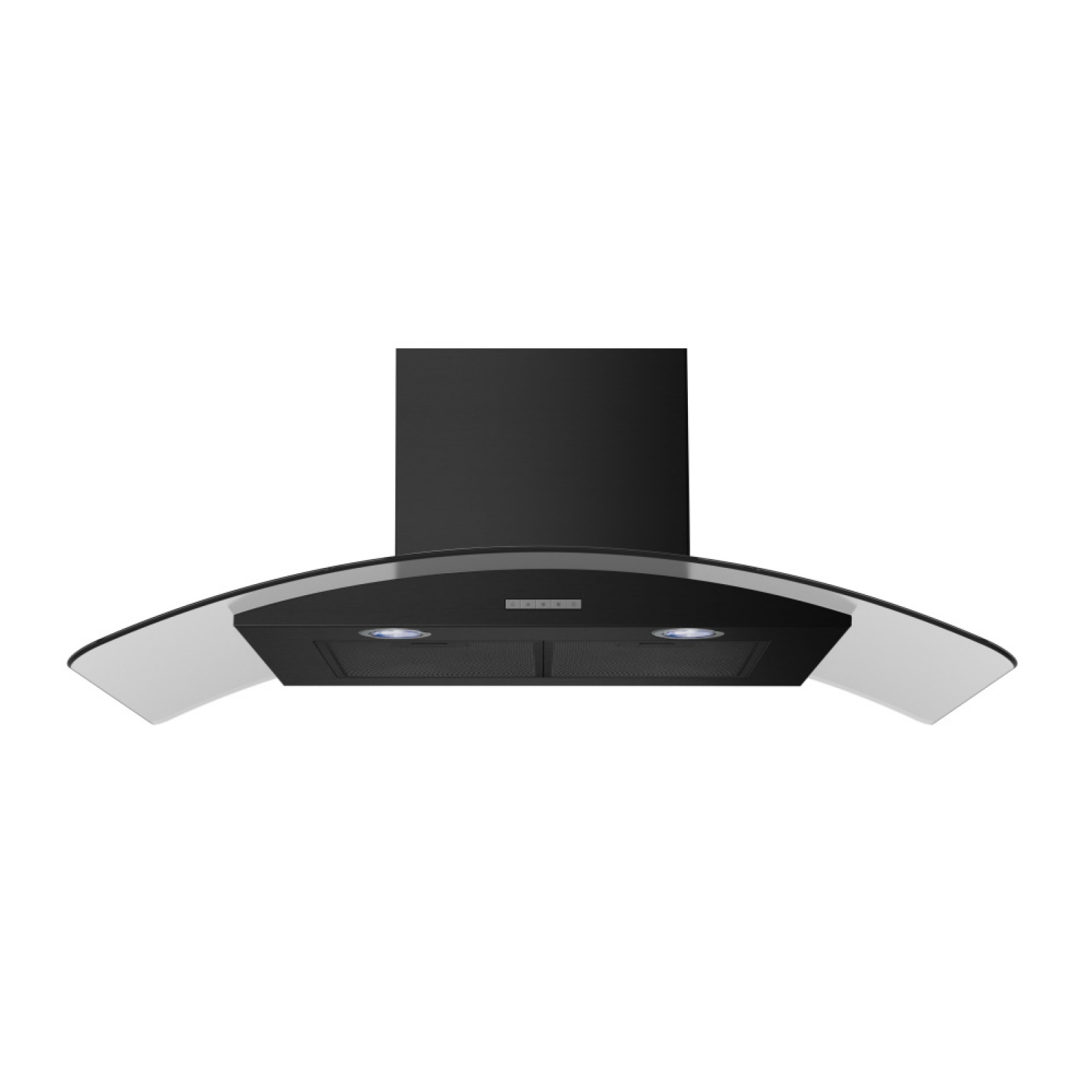 belling cooker hood 90cm black
