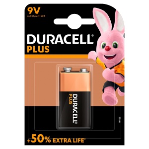 Duracell MN1604 Plus Power 9v Battery