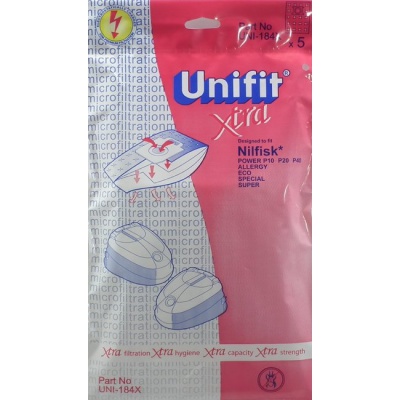 Unifit UNI184 Vacuum Nilfisk Replacement Bags