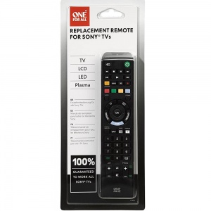 One For All Sony URC1912 TV Replacement Remote