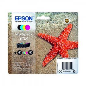 Epson Starfish 603 CMYK Ink Multipack C12T03U6410
