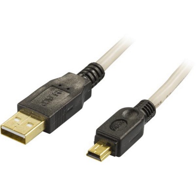Deltaco USB24K USB 2.0 Mini Cable 1 Metre