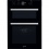 Indesit Aria IDD 6340 BL Electric Double Built-in Oven in Black