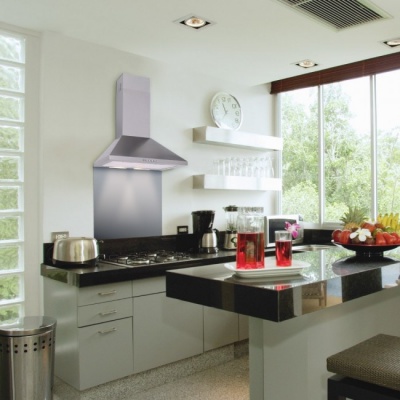 Luxair LA-80-STD-SS 80cm Hood Standard Chimney In Stainless Steel