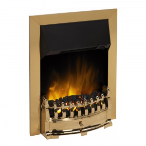 Dimplex STM20 Stamford Brass Optiflame Electric Inset Fire