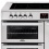Belling Cookcentre 110cm Electric Range Cooker 110EPROFSTA Stainless Steel