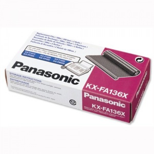 Panasonic KXFA136X Film Refill Roll Black Pack 2