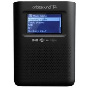 Orbitsound T4 Speaker & Charging Dock DAB FM Radio for Apple iPods & MP3
