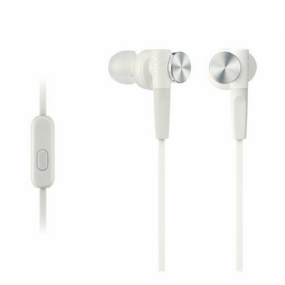 Sony MDR-XB50AP Extra Bass In Ear Headphones White 