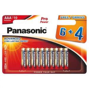 Panasonic Pro Power AAA Battery LR03PPG/10B 10 Pack
