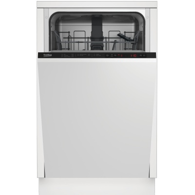 Beko DIS15022 Slimline Integrated Dishwasher 10 Place Setting 