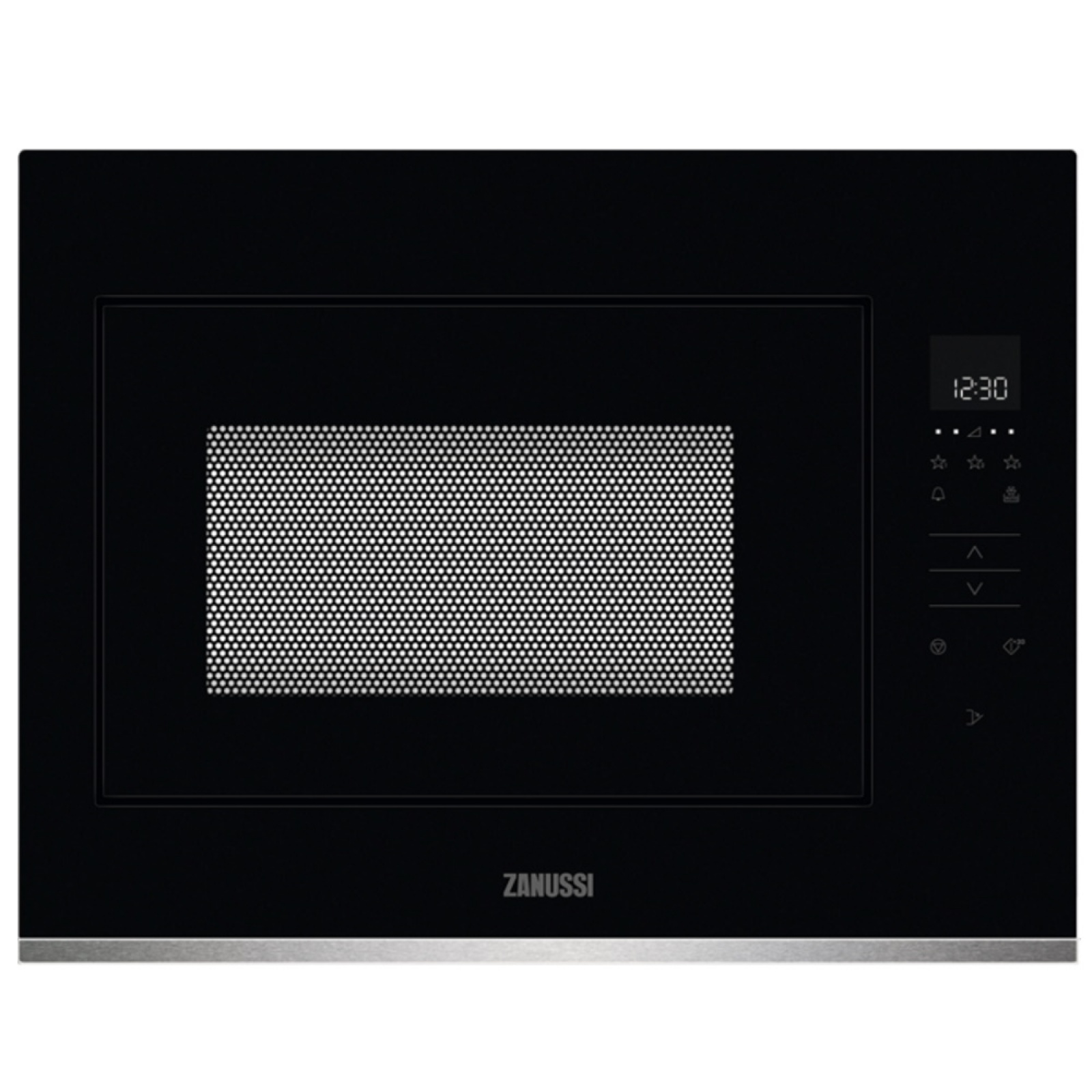 Zanussi ZMBN4SX Built In Microwave Black With Steel Trim