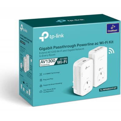 TP-LINK TL-WPA8631P KIT 1300 Mbit/s Ethernet LAN White 2 pc