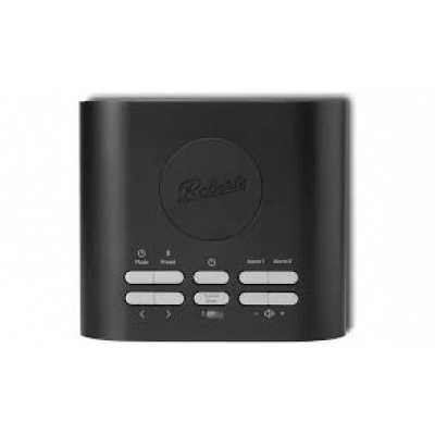 Roberts ORTUSCHARGE FM RDS Bluetooth Wireless Charging Alarm Clock Radio Black