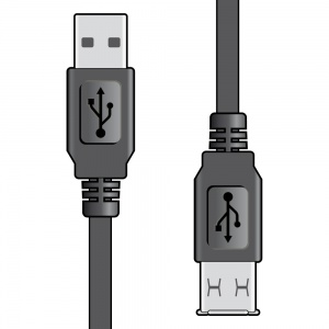 AV Link 113005UK USB 2 Type A Plug to Type A Socket 5m