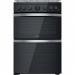 Indesit 60CM Gas Cooker Black Mains with LPG Conversion Kit ID67G0MCB/UK